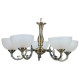 Подвесная люстра MW-Light Олимп 1 5x60 Вт E14 318011205