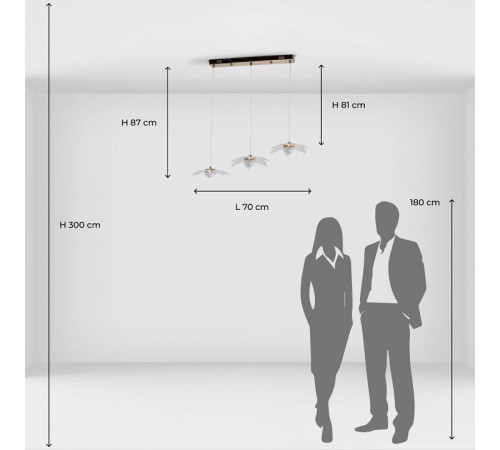 Подвесной светильник De City Оскар 62 510014503