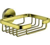 Мыльница металлическая Allen Brau PRIORITY латунь сталь брашированное золото 6.31004-GB