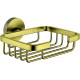 Мыльница металлическая Allen Brau PRIORITY латунь сталь брашированное золото 6.31004-GB