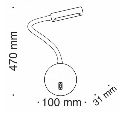 Бра Maytoni Stem C035WL-L3W3K