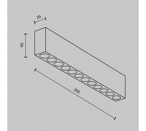 Накладной светильник Maytoni Points C066CL-20W3-6K-B