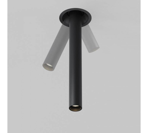 Встраиваемый светильник Maytoni Focus T 7 Вт 3000 К черный C140RS-L300-7W3K-B