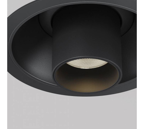 Встраиваемый светильник Maytoni Focus T 7 Вт 3000 К черный C140RS-L300-7W3K-B