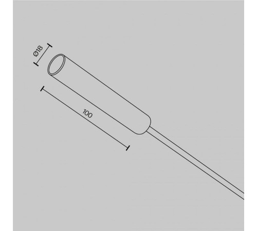 Заглушка для модуля Maytoni Accessories for system Axity CA003EC-B