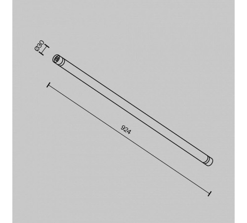 Соединитель линейный Maytoni CA011-L900-B