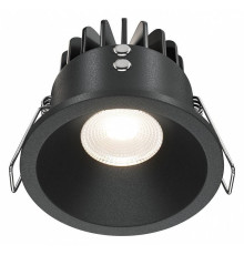 Встраиваемый светильник Maytoni Zoom 6 Вт 4000 K диммируемый черный DL034-01-06W4K-D-B