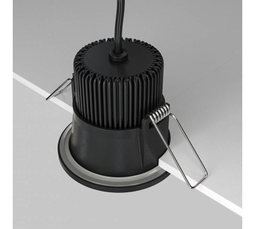 Встраиваемый светильник Maytoni Zoom 6 Вт 4000 K диммируемый черный DL034-01-06W4K-D-B