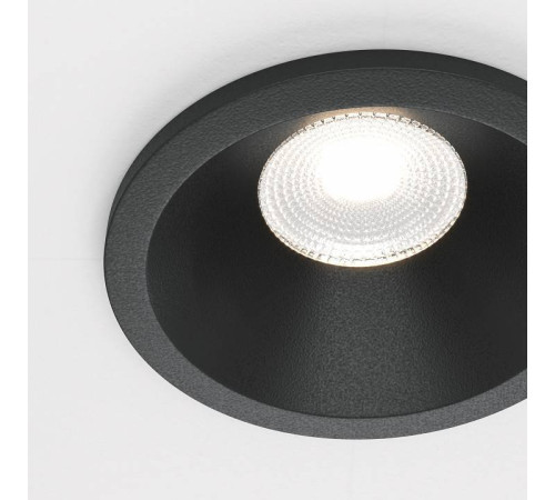 Встраиваемый светильник Maytoni Zoom 6 Вт 4000 K диммируемый черный DL034-01-06W4K-D-B