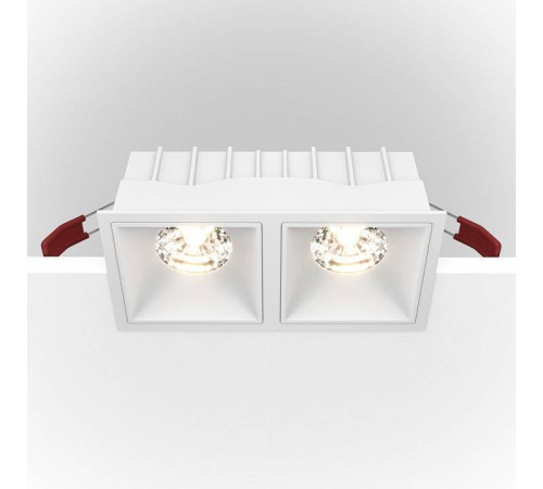 Встраиваемый светильник Maytoni Alfa DL043-02-15W4K-D-SQ-W