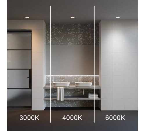 Встраиваемый светильник Maytoni Okno DL055-12W3-4-6K-W