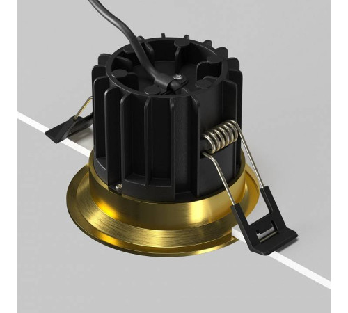 Встраиваемый светильник Maytoni Round DL058-12W4K-BS