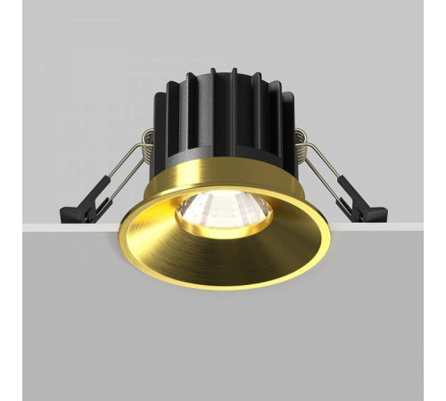 Встраиваемый светильник Maytoni Round DL058-12W4K-BS