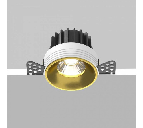 Встраиваемый светильник Maytoni Round DL058-12W4K-TRS-BS