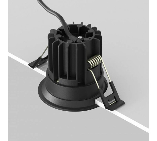 Встраиваемый светильник Maytoni Round DL058-7W3K-B