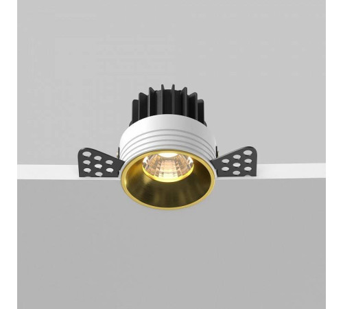 Встраиваемый светильник Maytoni Round DL058-7W3K-TRS-BS