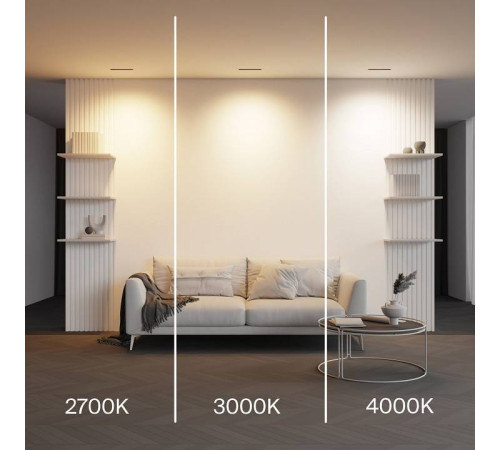 Встраиваемый светильник Maytoni Parete DL100-12W2.7-3-4K-B