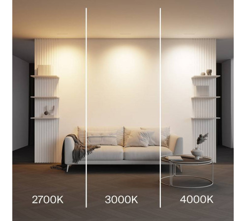 Встраиваемый светильник Maytoni Parete DL100-12W2.7-3-4K-W