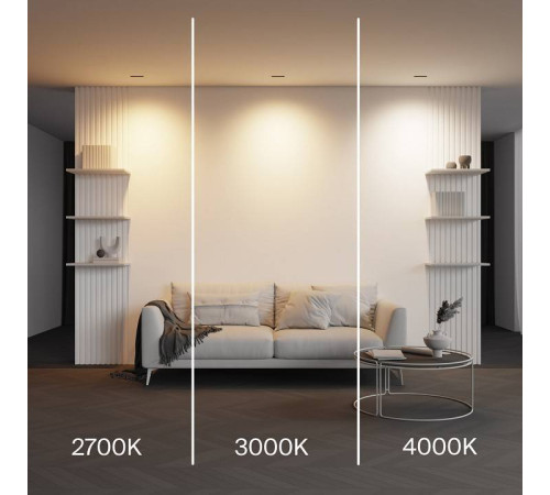 Встраиваемый светильник Maytoni Parete DL100-6W2.7-3-4K-B