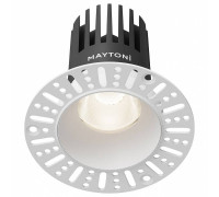 Встраиваемый светильник Maytoni Dip 15 Вт 4000 К белый DL121-15W-4K-TRS-W