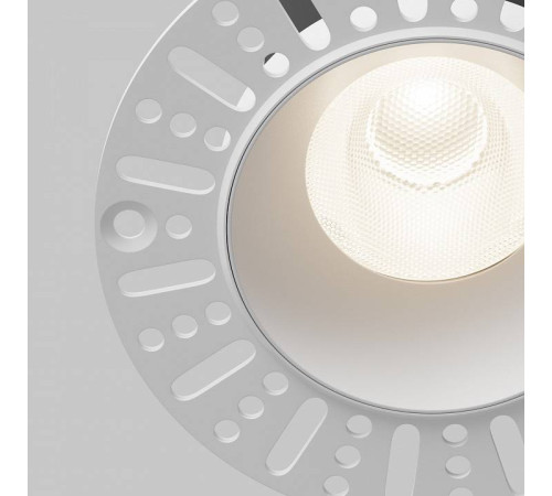 Встраиваемый светильник Maytoni Dip 15 Вт 4000 К белый DL121-15W-4K-TRS-W