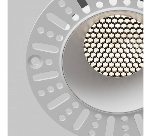 Встраиваемый светильник Maytoni Dip 15 Вт 4000 К белый DL121-15W-4K-TRS-W