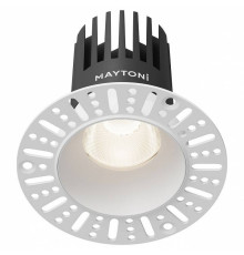 Встраиваемый светильник Maytoni Dip 15 Вт 4000 К белый DL121-15W-4K-TRS-W