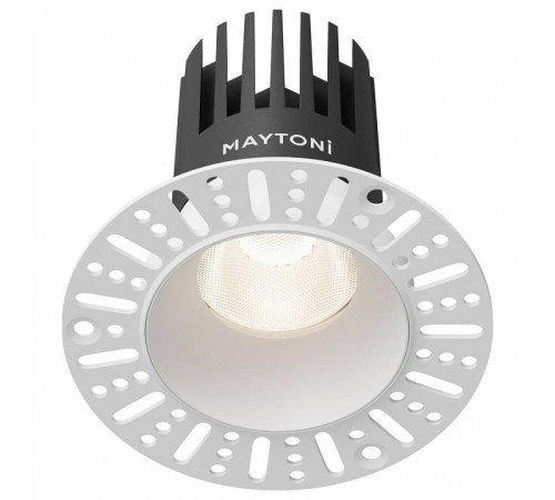 Встраиваемый светильник Maytoni Dip 15 Вт 4000 К белый DL121-15W-4K-TRS-W