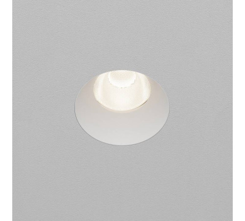 Встраиваемый светильник Maytoni Dip 15 Вт 4000 К белый DL121-15W-4K-TRS-W