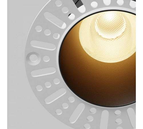 Встраиваемый светильник Maytoni Dip DL122-15W-2.7K-TRS-B