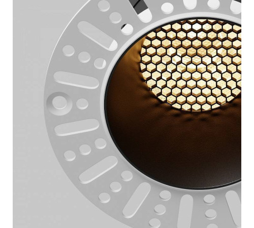 Встраиваемый светильник Maytoni Dip DL122-15W-2.7K-TRS-B