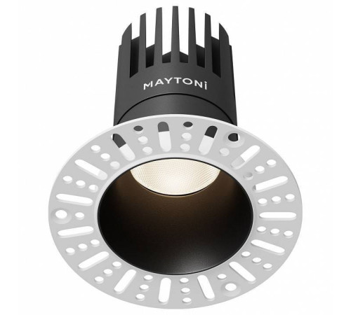 Встраиваемый светильник Maytoni Dip DL122-15W-4K-TRS-B
