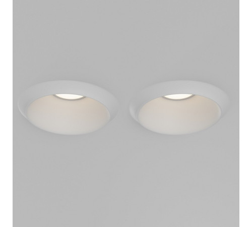 Встраиваемый светильник Maytoni Gyps Modern DL124-GU10-02-TRS-W