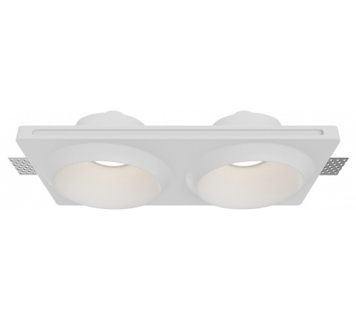 Встраиваемый светильник Maytoni Gyps Modern DL124-GU10-02-TRS-W