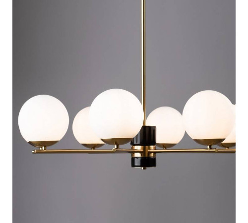 Люстра на штанге Freya Marble FR5230PL-08BS