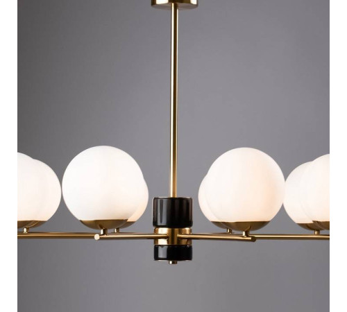 Люстра на штанге Freya Marble FR5230PL-08BS