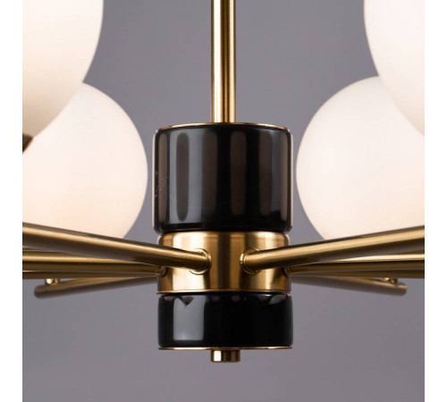 Люстра на штанге Freya Marble FR5230PL-08BS