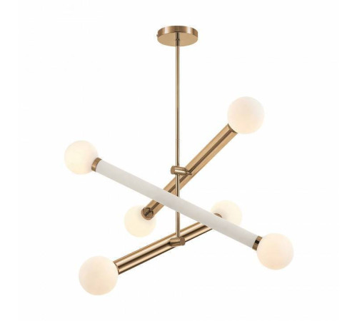 Люстра на штанге Freya Cross FR5381PL-06G