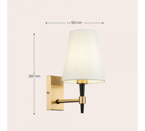 Бра Maytoni Zaragoza H001WL-01BS