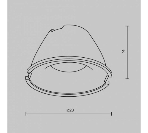 Линза Maytoni Accessories LensD28-24