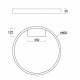 Накладной светильник Maytoni Rim 50 Вт 4000K белый MOD058CL-L50W4K