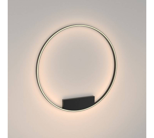 Накладной светильник Maytoni Rim 65 Вт 3000K черный MOD058CL-L65B3K