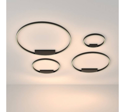 Накладной светильник Maytoni Rim 65 Вт 3000K черный MOD058CL-L65B3K