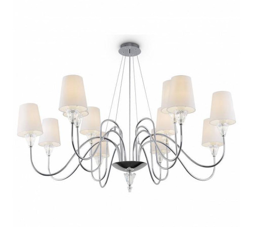 Подвесная люстра Maytoni Florero 12 ламп Хром MOD078PL-12CH