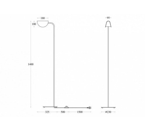 Торшер Maytoni Mollis MOD126FL-01B