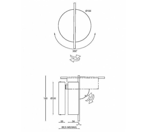 Бра Maytoni Nuance MOD180WL-L4W3K1