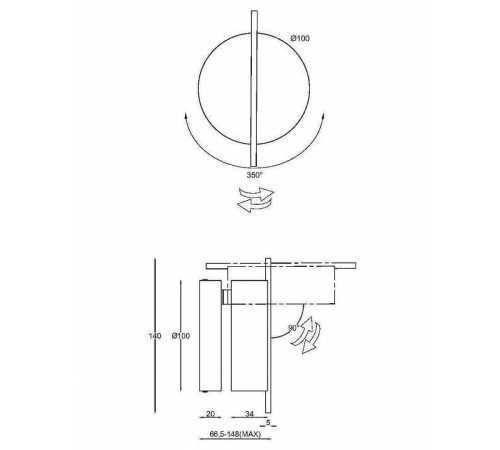 Бра Maytoni Nuance MOD180WL-L4W3K
