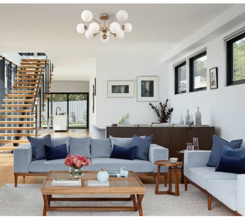 Люстра на штанге Maytoni Erich MOD221PL-10G