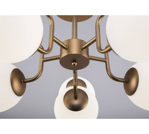 Люстра на штанге Maytoni Erich MOD221PL-10G