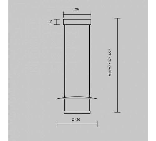 Подвесной светильник Maytoni Ambience MOD280PL-L23B3K1